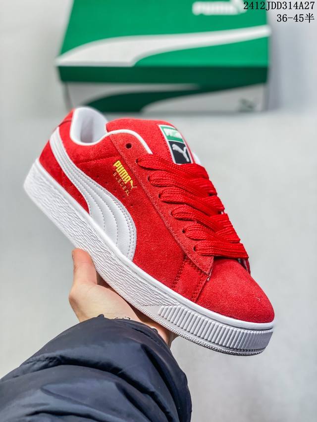 公司级puma Suede Xl 复古单品 彪马 防滑耐磨低帮德训板鞋 货号:395205 03 尺码:36 37 37.5 38 38.5 39 40 40.