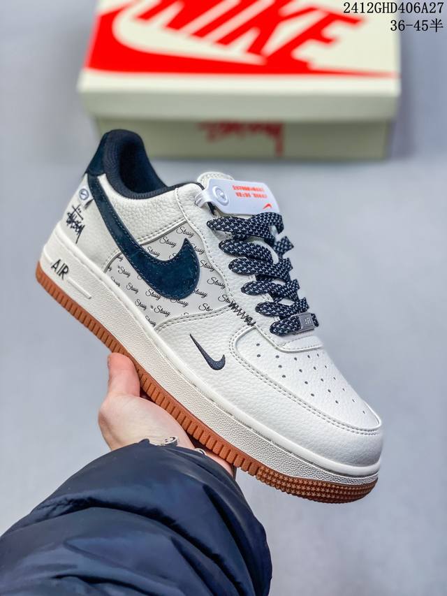 海外限量发售！公司级nike Air Force 1 '07 Low “蛇年限定 灰黑蛇鳞”空军一号 低帮 运动鞋 休闲鞋 折边针车 工艺难度大 原楦头原纸板