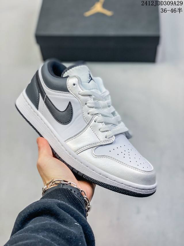 Nk Air Jordan 1 Low Aj1 乔1白酒红 低帮文化休闲板鞋 货号：Hf3148-102 尺码：36 36.5 37.5 38 38.5 39