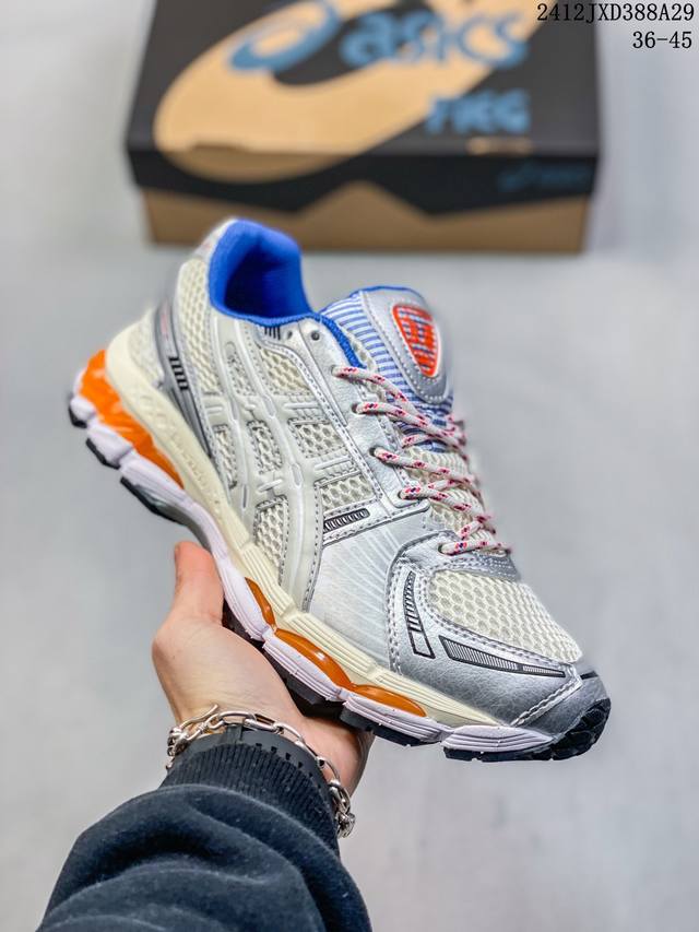 公司级asics Gel-Kayano 12.1公司级版本 亚瑟士运动休闲透气专业跑鞋 采用工程弹性双层再生针织密度鞋面材质 后跟3D可视gel缓震乳胶物料 升