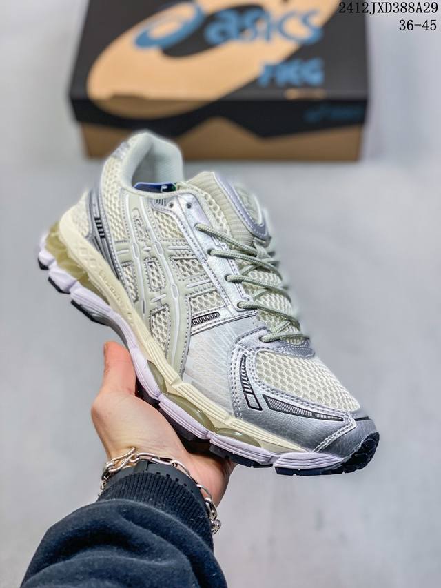 公司级asics Gel-Kayano 12.1公司级版本 亚瑟士运动休闲透气专业跑鞋 采用工程弹性双层再生针织密度鞋面材质 后跟3D可视gel缓震乳胶物料 升