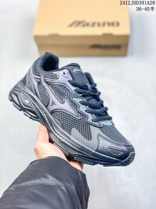 Mizuno Racer S 美津浓 复古潮流 低帮 训练跑步鞋 货号:D1Gh223523 尺码:36 36.5 37.5 38 38.5 39 40 40.