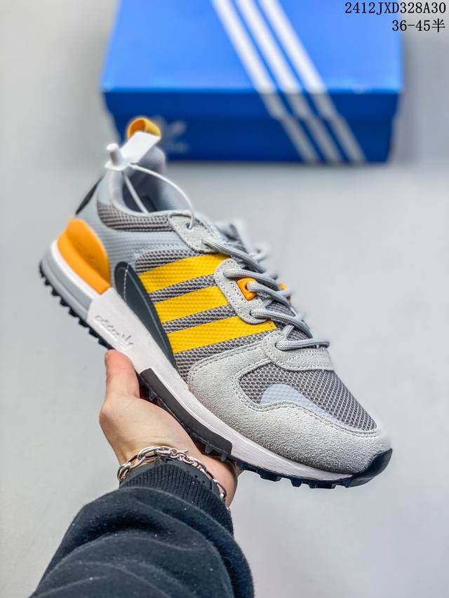 公司级阿迪达斯adidas Originals Zx 700 三叶草经典复古校园系列原标半码 专柜同步国内标原盒专柜 官方货号：Ho1850 12Jxd328A