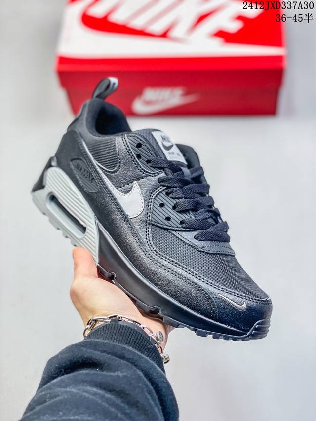 公司级nike Air Max 90初代系列低帮复古气垫百搭休闲运动慢跑 12Jxd337A30