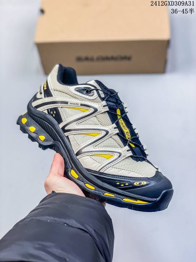 Salomon Xa Pro Xt-6 Expanse 萨洛蒙户外越野跑鞋 鞋面采用sensifit贴合技术 全方位贴合包裹脚型 鞋跟部鞋底牵引设计 提供强大的