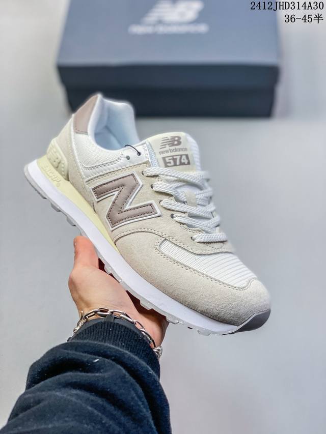 公司级升级原楦开发纸版版型#全新574升级版来啦！Nb新百伦new Balance U574升级版系列低帮复古休闲运动慢跑鞋 货号:U574Esc 尺码:36