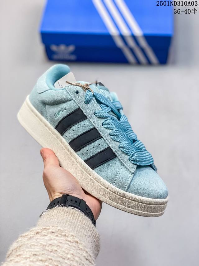 特价 阿迪达斯adidas Originals Campus 00S系列 面包风经典复古低帮百搭休闲运动板鞋 货号ih3281 01Nd310A03