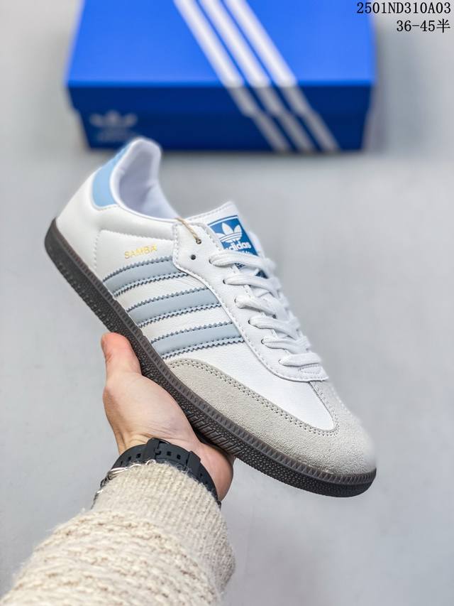 真标 阿迪达斯 Adidas Wb Pony Tonal Samba 运动板鞋 经典三叶草与德训鞋结合 复古种草。年，是阿迪达斯samba之年。Samba系列的