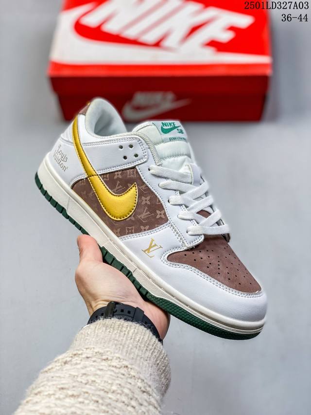 真标带半码 Lv耐克nike Sb Dunk Low Sb 扣篮系列复古低帮休闲运动滑板板鞋。采用脚感柔软舒适zoomair气垫，有效吸 收滑板等极限运动在落地