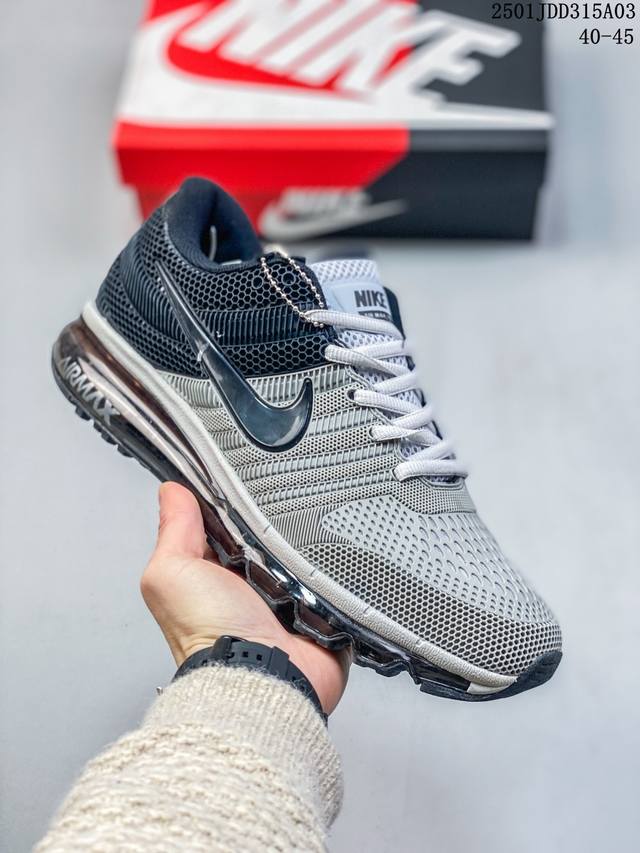 Nike Air Max 2017 全掌气垫鞋 大厂高规格跟单货 经典再现 三层编织鞋面搭载原厂气垫 配备超厚护脚透气防臭鞋垫 自信于专柜比较 最值得信任的保真