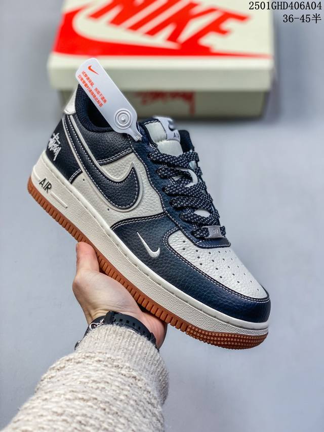 海外限量发售！公司级nike Air Force 1 '07 Low “蛇年限定 灰蓝红猪八”空军一号 低帮 运动鞋 休闲鞋 折边针车 工艺难度大 原楦头原纸板