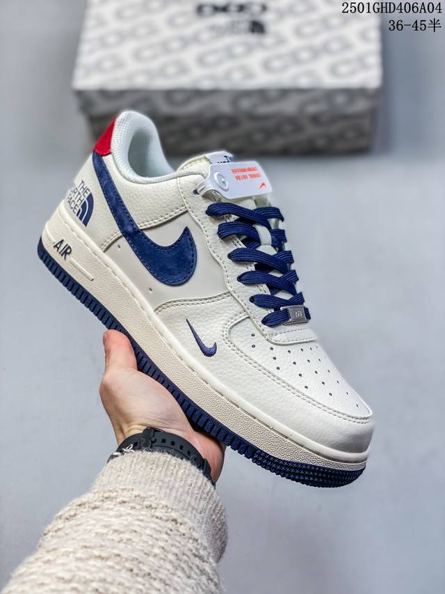 海外限量发售！公司级nike Air Force 1 '07 Low “蛇年限定 灰蓝红猪八”空军一号 低帮 运动鞋 休闲鞋 折边针车 工艺难度大 原楦头原纸板