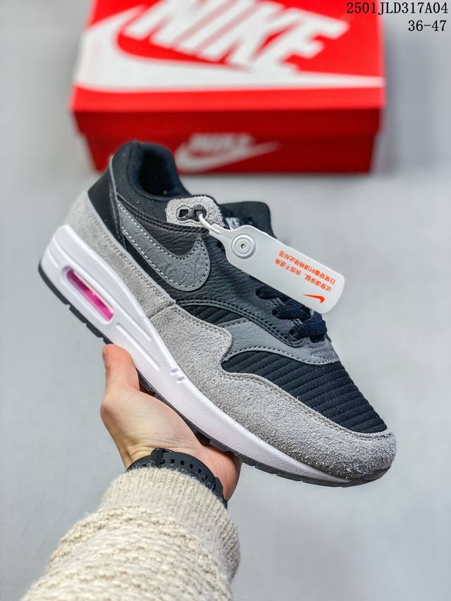 Nike耐克男你nike Air Max 1 Prm Smoke Grey Sneaker 尺码：36-47半 编码：01Jld317A04