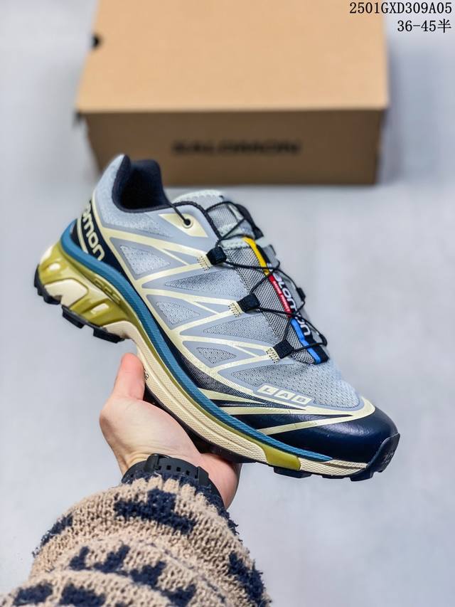 公司级法国户外品牌-萨洛蒙 Salomon Xt-Quest Adv Xt 3D探索者系列 纯原版本 潮流越野机能户外休闲运动跑步鞋 采用透气网布与防护皮革组合