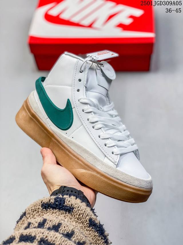 Nike Blazer Phantom Low 开拓者 百搭单品高帮 突出新时代更加张扬的潮流感 符合当下潮流意趣 货号：Fn5820 106 尺码：36 36