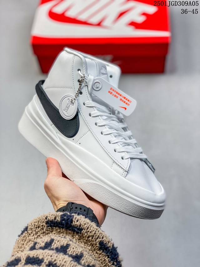 Nike Blazer Phantom Low 开拓者 百搭单品高帮 突出新时代更加张扬的潮流感 符合当下潮流意趣 货号：Fn5820 106 尺码：36 36