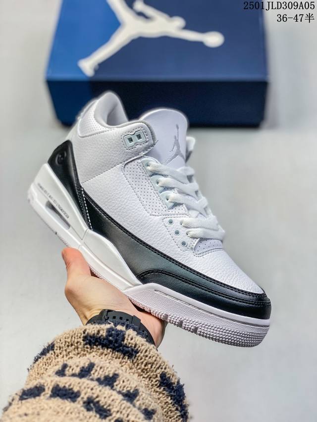 Air Jordan 3 Retro Cyber Monday Aj3 乔丹3代 Aj3 乔3 黑白 乔丹篮球鞋系列 黑白主题降临，除了带来全新的配色方案，这一