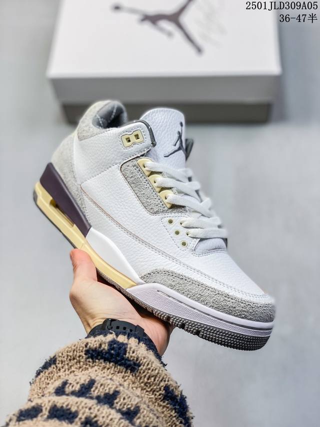 Air Jordan 3 Retro Cyber Monday Aj3 乔丹3代 Aj3 乔3 黑白 乔丹篮球鞋系列 黑白主题降临，除了带来全新的配色方案，这一