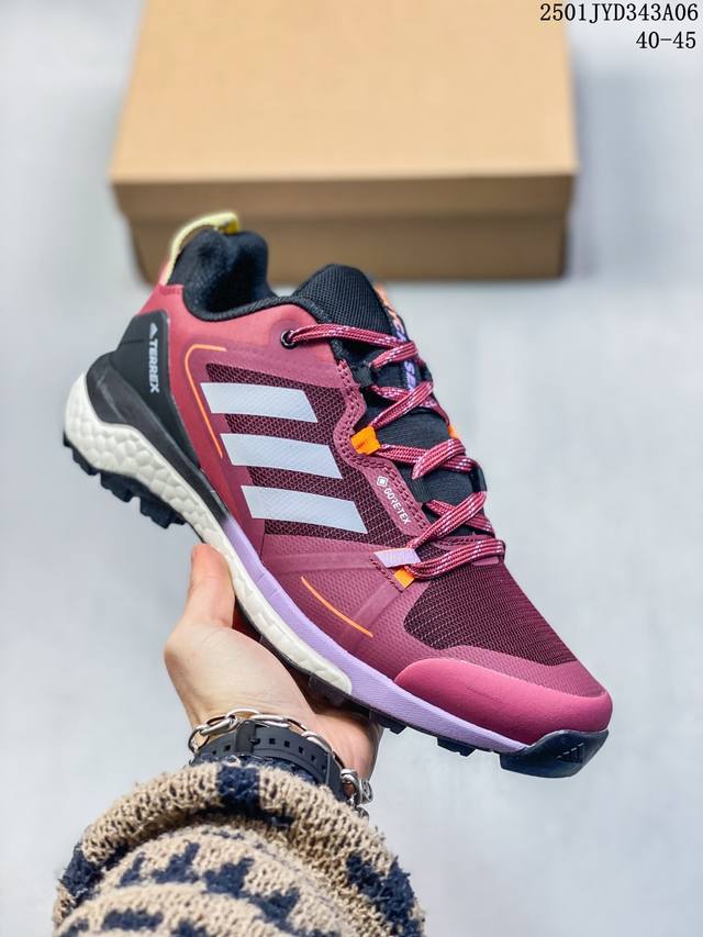 Adidas 阿迪达斯gore-Tex男子户外运动登山徒步鞋 尺码：40-45 编码：01Jyd343A06