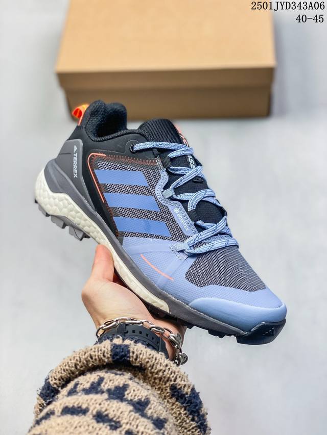 Adidas 阿迪达斯gore-Tex男子户外运动登山徒步鞋 尺码：40-45 编码：01Jyd343A06