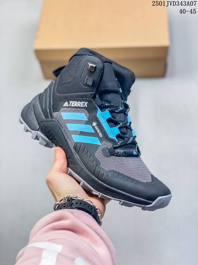 公司级adidas阿迪达斯terrex Skychaser Tech男子经典款户外徒步登山缓震防滑跑步鞋徒步运动鞋adidas Terrex Skychaser