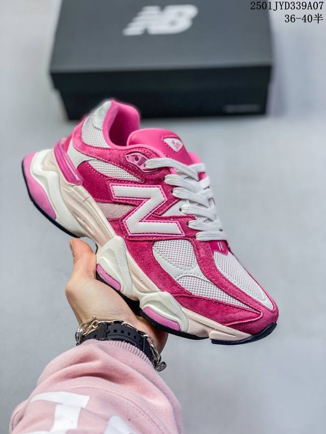 公司级new Balance 公司级版本 Nb9060 联名款 复古休闲运动慢跑鞋 鞋款灵感源自设计师本人对夏日的怀日回忆。鞋面大身由空间双格及磨砂鞋面拼接而生