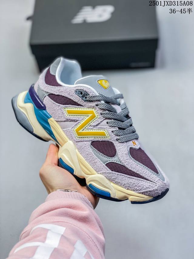 Joe Freshgoods X New Balance Nb9060 联名款 复古休闲运动慢跑鞋 鞋款灵感源自设计师本人对夏日的怀日回忆。鞋面大身由空间双格及