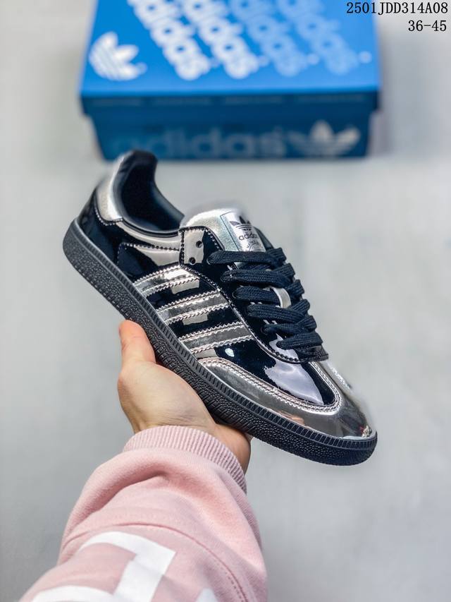 真标阿迪达斯三叶草adidas Originals Samba Og 桑巴舞系列绅士德训足球风百搭低帮休闲运动板鞋 货号:Ji3216 尺码:36-45 Id: