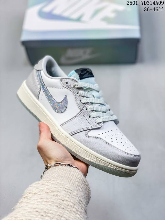 公司级带半码！ 乔丹air Jordan 1 Low Aj1 Wh 乔1 低帮复古文化休闲运动篮球鞋。凭借出色的性能和吸睛的外观， Air Jordan直是风球