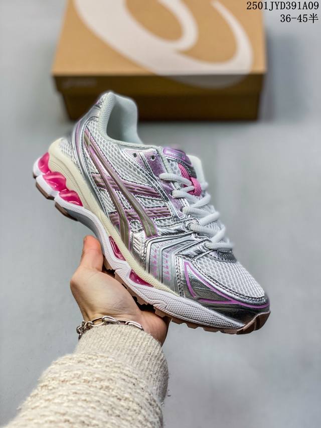 Asics Gel-Kayano 14 亚瑟士经典跑鞋 如今机能风和户外风吹得正劲，便是主打“Urban Outdoor机能越野风格”，城市和户外场景都能轻松应