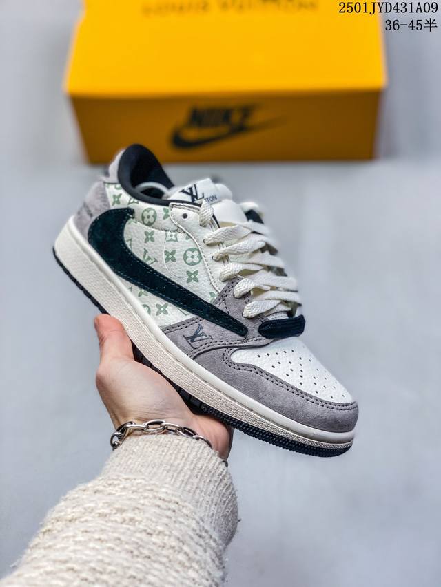 Travis Scott X Air Jordan 1 Low Og Aj1 乔1联名倒勾 Dm7866-162 #行业天花板产物 全部原鞋开发生产 极致还原