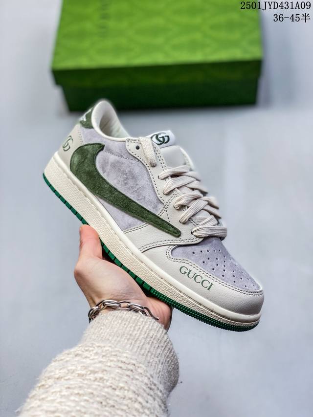 Travis Scott X Air Jordan 1 Low Og Aj1 乔1联名倒勾 Dm7866-162 #行业天花板产物 全部原鞋开发生产 极致还原