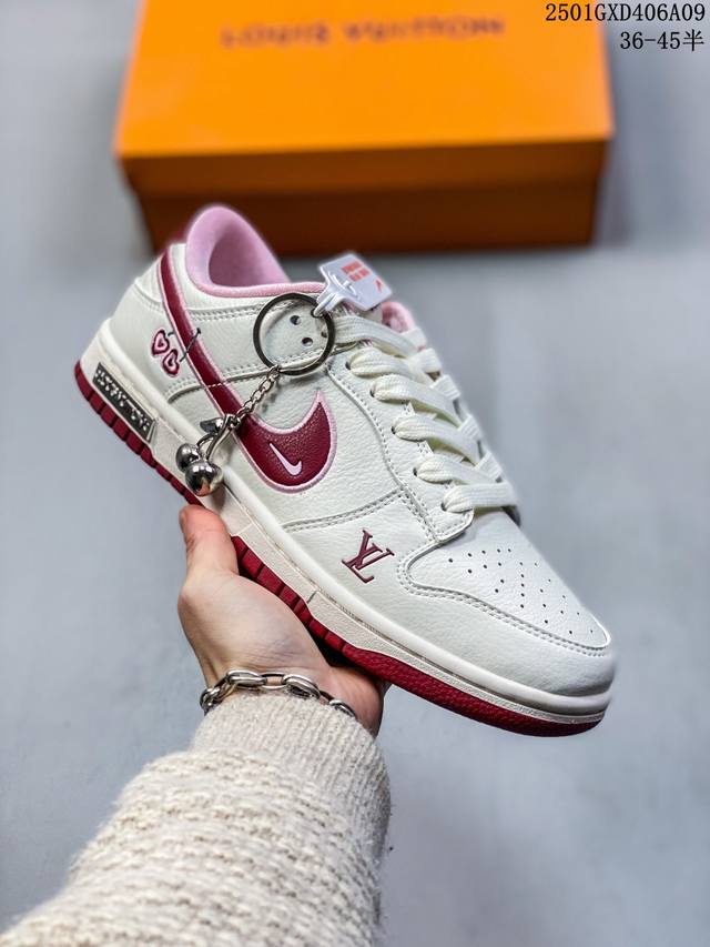 七夕限定，愿有情人终成眷属！公司级 Nike Sb Dunk Low“情人节限定 樱桃情人节” 周年高端定制 低帮休闲板鞋 定制鞋盒 大厂纯原品质出货 超高清洁