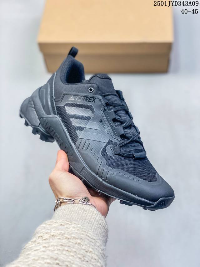 公司级adidas阿迪达斯terrex Skychaser Tech男子经典款户外徒步登山缓震防滑跑步鞋徒步运动鞋adidas Terrex Skychaser