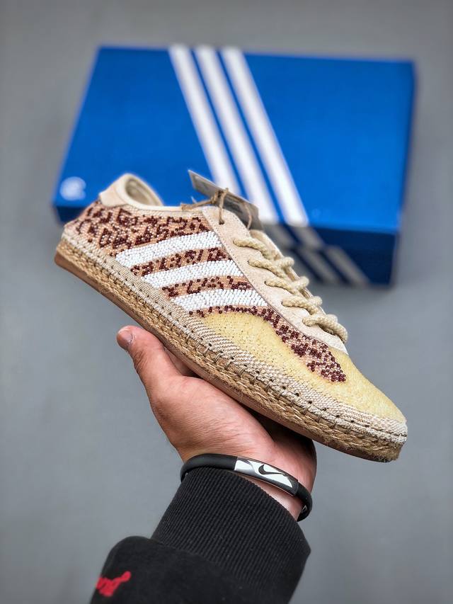 Clot X Adidas Origials Gazelle Indoor Ih3642 陈冠希联名 三叶草复古休闲防滑耐磨低帮板鞋尺码：36 36.5 37