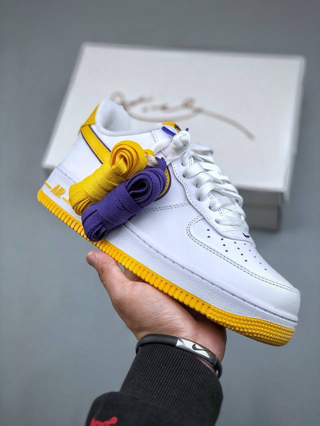 Nike Air Force 1'07 Low 科比 全头层 空军一号低帮休闲板鞋 Fz1151-100 #原楦原纸板 纯正空军版型 内置全掌气垫尺码：36 3