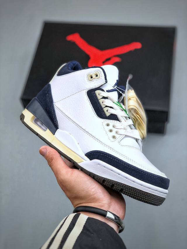 Nike Air Jordan 3 Retro “白蓝”乔丹篮球鞋系列 Dh3434 111 尺码：39-47 半