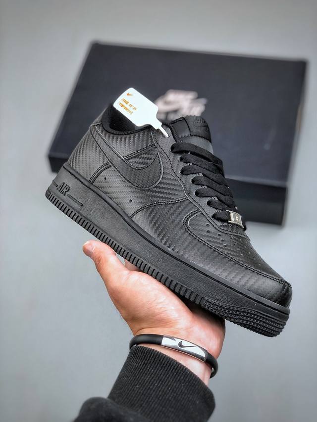 Nike Air Force 1'07 Low 黑纹 空军一号 低帮休闲板鞋 Hf 6 001 #原楦头原纸板 原装鞋盒 定制五金配件 内置全掌气垫 原厂鞋底