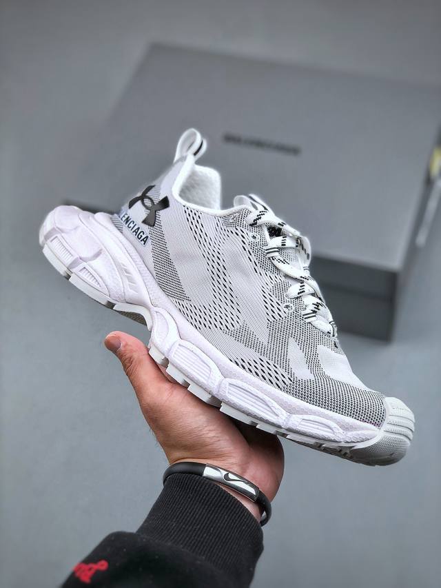 I8版本 Under Armour X Balenciaga 巴黎世家 3Xl 安德玛联名复古老爹鞋 巴黎世家十代 官方全套配件鞋盒 鞋带 防尘纸配套齐全 尺码