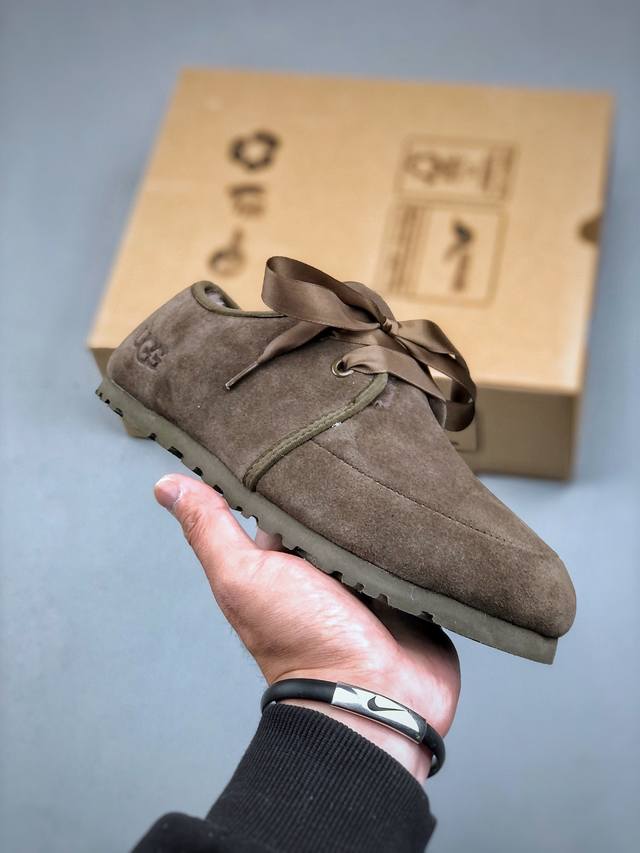 年末全网热卖款 Ugg 玛丽珍 1.5Cm薄底 女款 小红书爆款 广州外贸大厂生产 鞋头到鞋垫真羊皮毛一体 独立外盒包装 工艺 区别市面任何版本 1.5Ccm薄