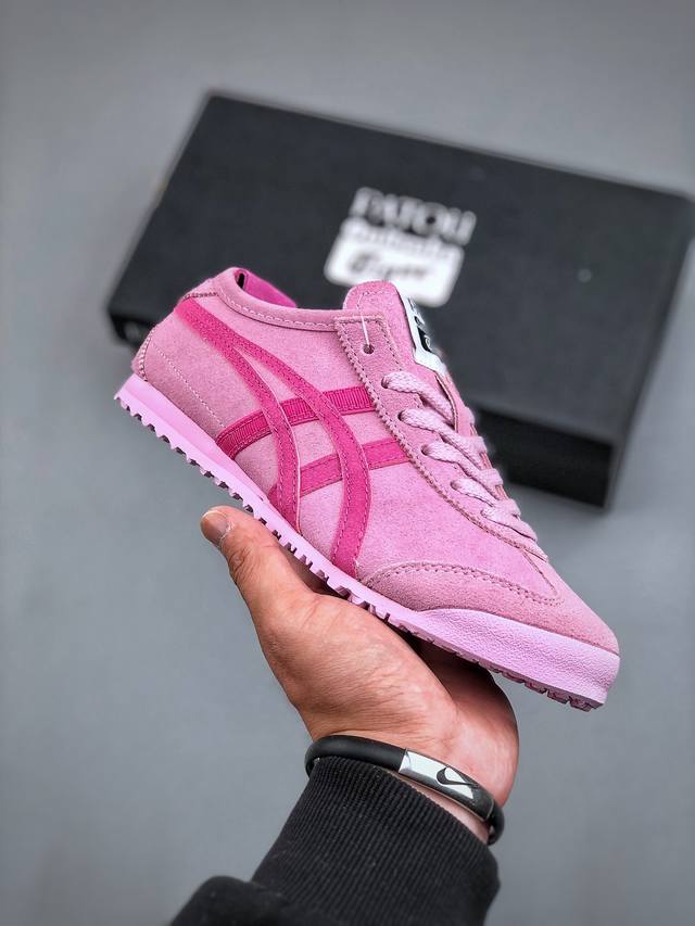 Maison Patou X Onitsuka Tiger Mexico 66 鬼冢虎经典墨西哥系列低帮复古经典百搭休闲皮革慢跑鞋 3C380 -700 尺码：