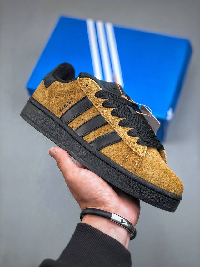 Adidas Originals Campus 00S 学院系列面包风经典复古低帮百搭休闲运动板鞋货号：Jh8998尺码：36-45 半