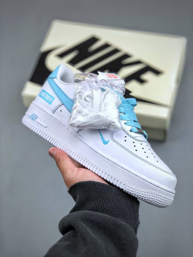 Nike Air Force 1'07 Low 白蓝勾 空军一号低帮休闲板鞋 Cw 8-026 #原楦头原纸板 原装鞋盒 内置全掌气垫 原厂鞋底 尺码：36 3