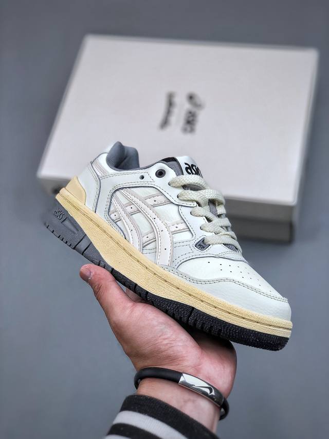 Ronnie Fieg X Asics Ex89 舒适 网布减震防滑耐磨 低帮 休闲跑步鞋橘白灰货号120 37-100 尺码：36-45