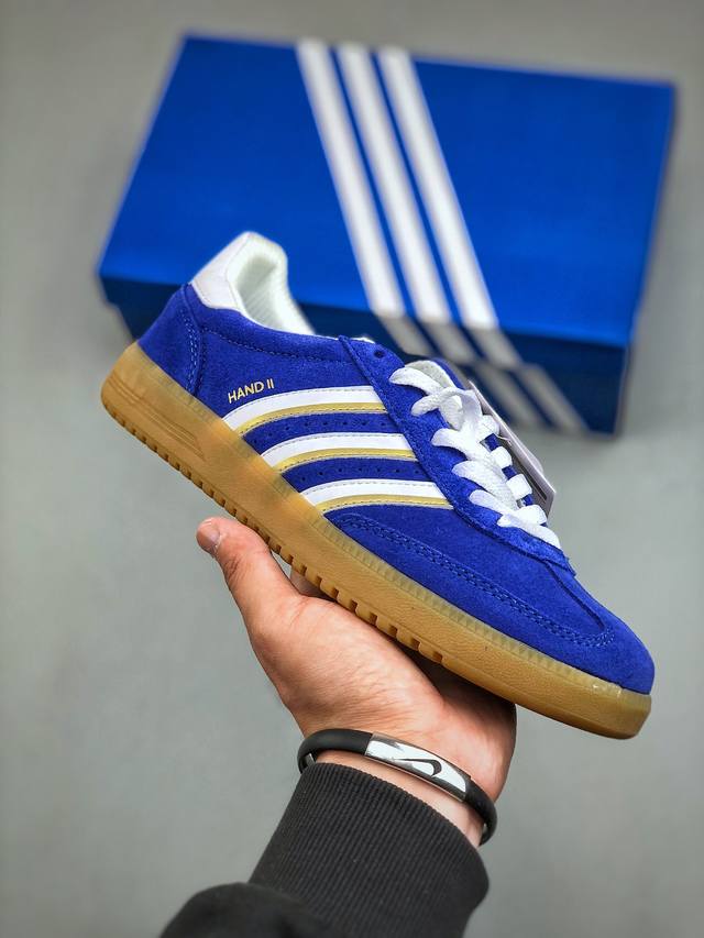 Adidas Hand 2系列绅士德训足球风百搭低帮休闲运动板鞋货号:Id2115 尺码：36 36 37 38 38 39 40 40 41 42 42 43