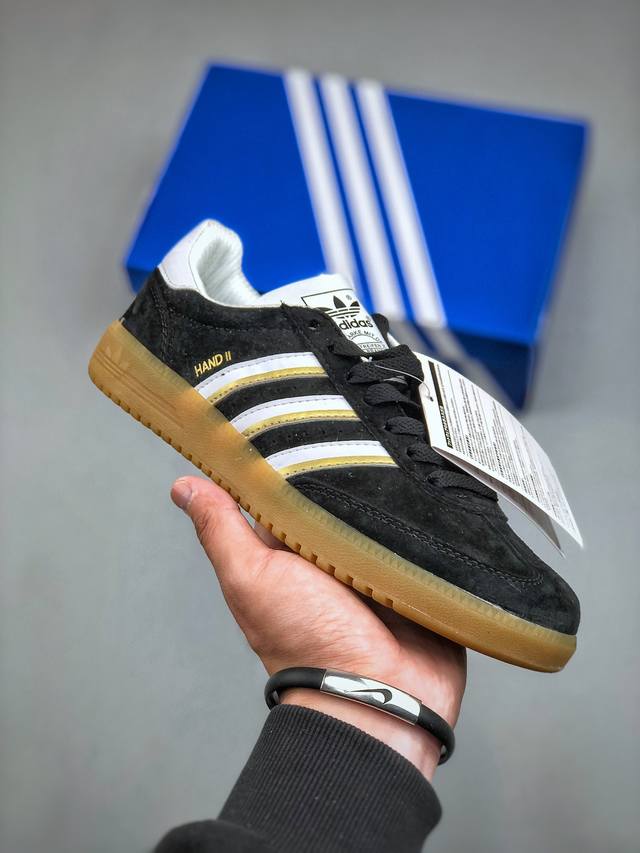 Adidas Hand 2系列绅士德训足球风百搭低帮休闲运动板鞋货号:Id2116 尺码：36 36 37 38 38 39 40 40 41 42 42 43