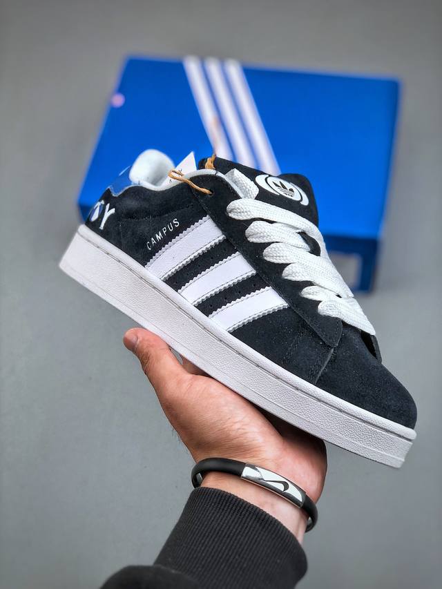 Adidas Originals Campus 00S 学院系列面包风经典复古低帮百搭休闲运动板鞋货号:Id7716 尺码:36 36.5 37 38 38.5