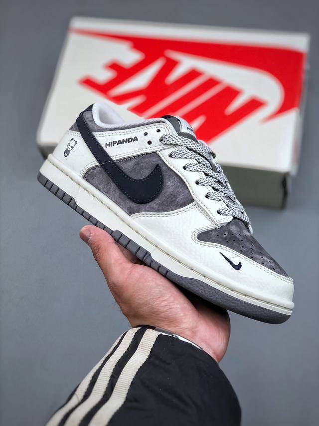 海外爆款限量发售！高端定制nike Sb Dunk Low“暴力熊联名 白灰深蓝钩周年高端定制 低帮休闲板鞋 定制鞋盒 大厂纯原品质出货 超高清洁度 皮料切割干