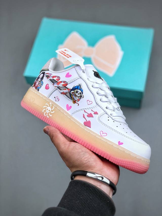 Nike Air Force 1 Low 07 女帝涂鸦原楦头原纸板 打造纯正低帮空军版型专注外贸渠道 全掌内置蜂窝气垫 原盒配件 原厂中底钢印、拉帮完美 官方