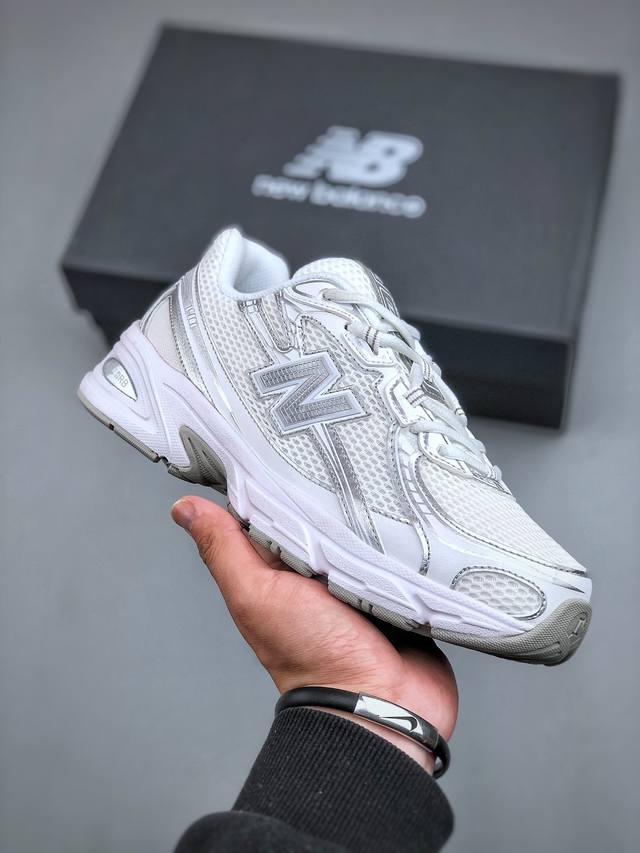 Nb新百伦new Balance Mr740系列低帮复古老爹风休闲运动慢跑鞋“金属银白”U740Wm2 尺码：36 37 37.5 38 38.5 39.5 4